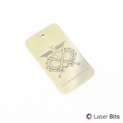  Dog tag din argint personalizat